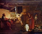 亚当 埃尔斯海默 : Jupiter and Mercury in the house of Philemon and Baucis